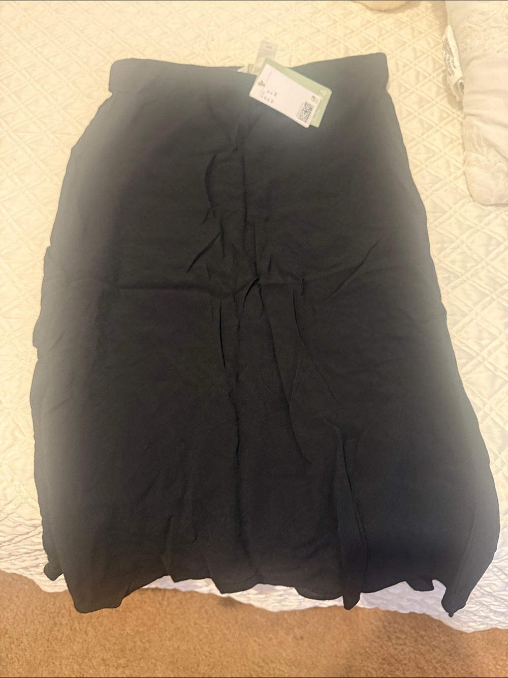 H&M Black Midi Pencil Skirt